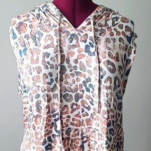 Animal Print Hooded Tank- LLR Brittany
